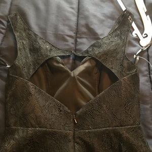 NWT Black Lace Overlay Formal by Modern Maids Sz 8